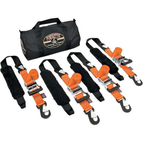 Powertye Mfg. Big Daddy Trailer Kit - 2" X 6-1/2' - Orange Trailerkit-109