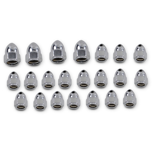 Drag Specialties Nut Set - Acorn - Rock Box