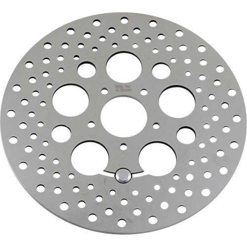 DRAG SPECIALTIES 1710-1061 Drag Specialties Drilled Brake Rotor - Front - 11.8" - Touring/Trike