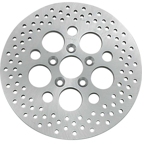 DRAG SPECIALTIES 1710-1064 Drag Specialties Drilled Brake Rotor - Rear - 11.875" - Touring