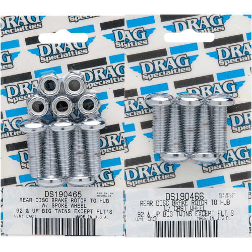 DRAG SPECIALTIES DS190465 Drag Specialties Mounting Kit - Rotor - Spoke - Rear
