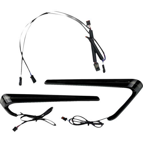 CUSTOM DYNAMICS CDLRSTBAGSB Saddlebag Lights - Led - Smoke Lens Cd-Lrst-Bag-Sb