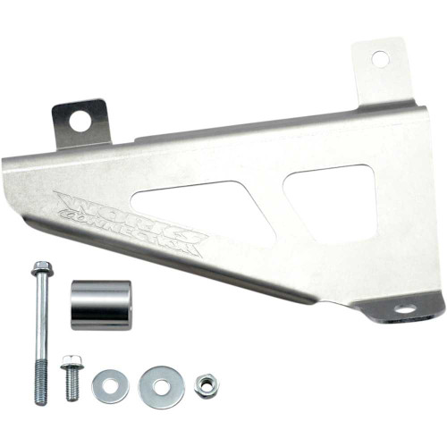 WORKS CONNECTION 18126 Works Connection Radiator Brace Set - Silver - Yamaha 18-126