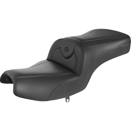 Saddlemen Roadsofa Seat - Without Backrest - Black W/ Black Stitching - Challenger '20-'22 I20-06-187