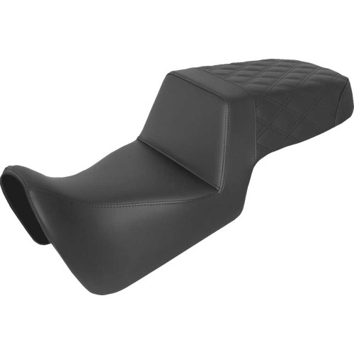 SADDLEMEN 82134173 Saddlemen Step-Up Seat - Front Smooth/Rear Lattice Stitch - Black - Pan America '21-'23 821-34-173