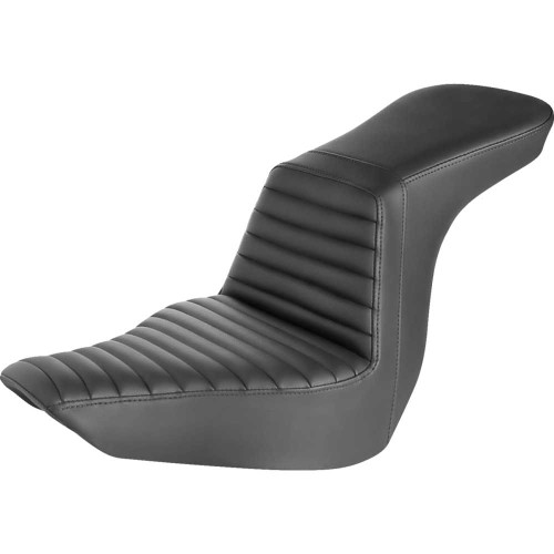 SADDLEMEN 81829191 Saddlemen Step-Up Seat - Front Tuck-N-Roll - Black 818-29-191