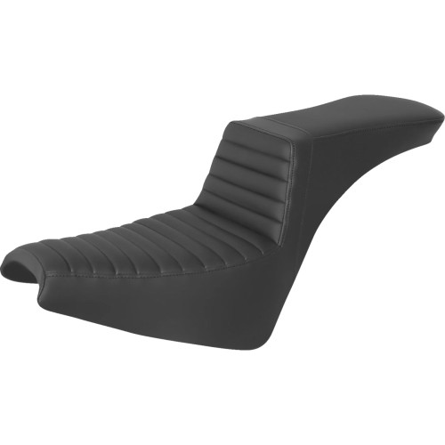 Saddlemen Step-Up Seat - Front Tuck-N-Roll - Black 818-30-191