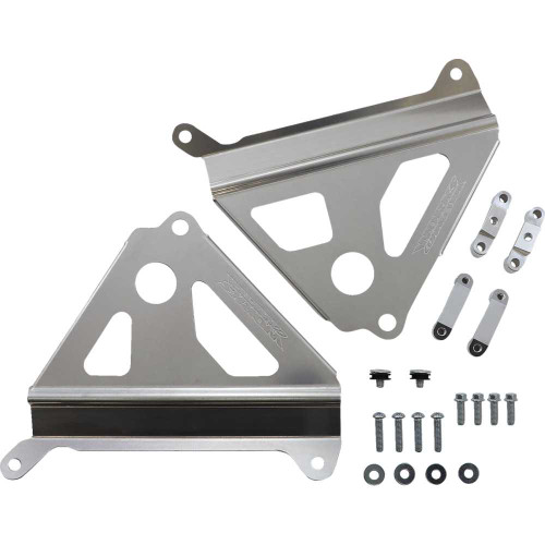 WORKS CONNECTION 18268 Works Connection Radiator Brace Set - Silver - Yamaha 18-268