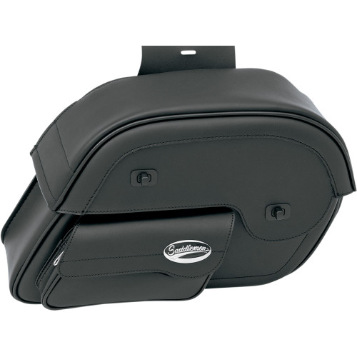 Saddlemen Cruis'N Slant Face Pouch Saddlebags - Large 3501-0384