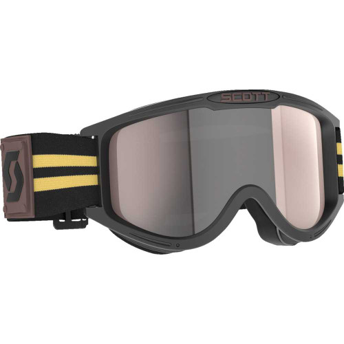 SCOTT 4120000000000 Scott 89X Era Goggles - Black/Beige - Silver Chrome 411703-1098015