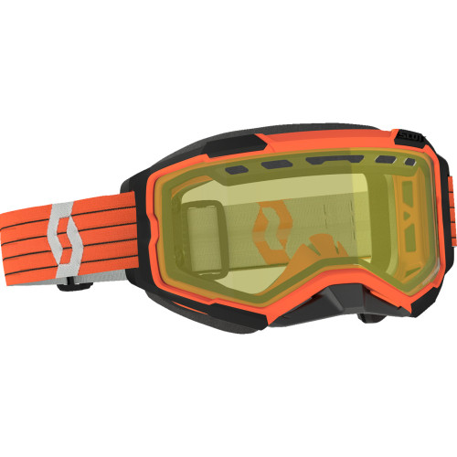 Scott Fury Snow Cross Goggle - Orange/Gray - Yellow 278605-1011029