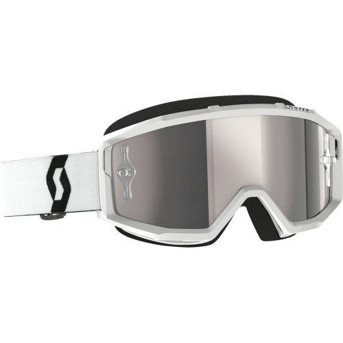 Scott Primal Goggles - White - Silver Chrome Works 2785970002269