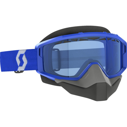 Scott Primal Snow Cross Goggle - Blue/White - Dual Lens - Blue 278606-1006107