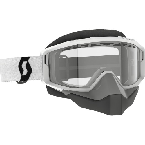 Scott Primal Snow Cross Goggle - White - Dual Lens - Clear 278606-0002043