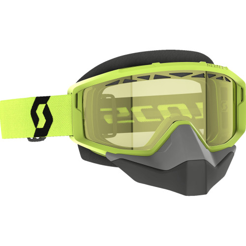 Scott Primal Snow Cross Goggle - Yellow/Black - Dual Lens - Yellow 278606-1017029