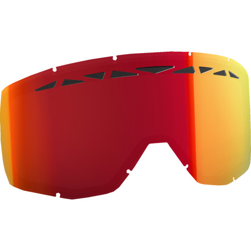 Scott Primal/Split Snow Lens - Dual - Acs - Enhancer Red Chrome 264584-312