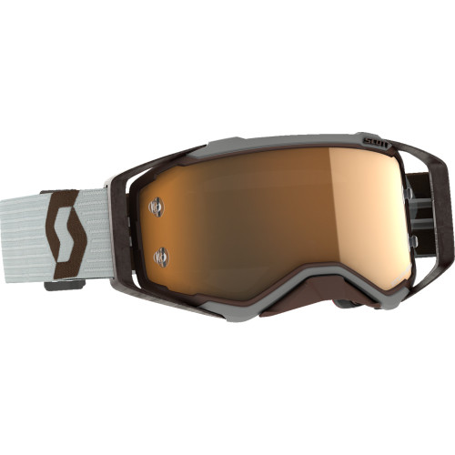 Scott Prospect Amplifier Goggles - Gray/Brown - Gold Chrome Works 285536-7430324
