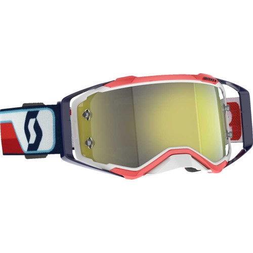 SCOTT 2730000000000 Scott Prospect Goggle - Red/White - Yellow Chrome 272821-1005289