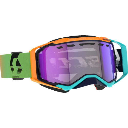 SCOTT 2790000000000 Scott Prospect Snow Cross Goggle - Blue/Orange - Light Sensitive Blue Chrome 278603-1454307