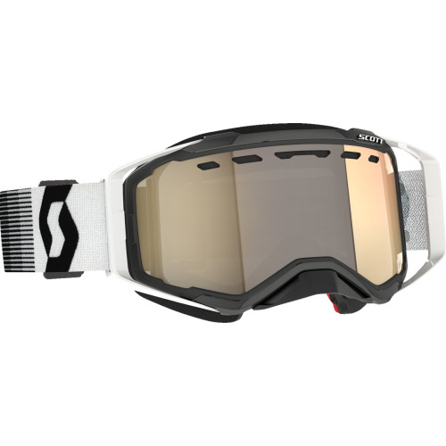 Scott Prospect Snow Cross Goggle - Premium Black/White - Light Sensitive Bronze Chrome 278603-7702245