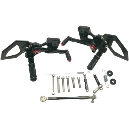 Mgp Mgp Rearset - Black - Kawasaki 51602-2500