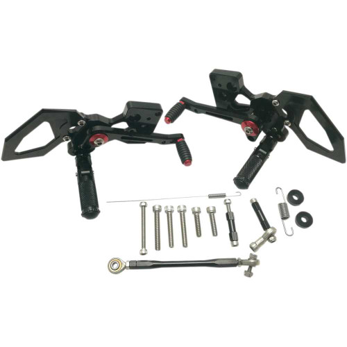 MGP 516022500 Mgp Mgp Rearset - Black - Kawasaki 51602-2500