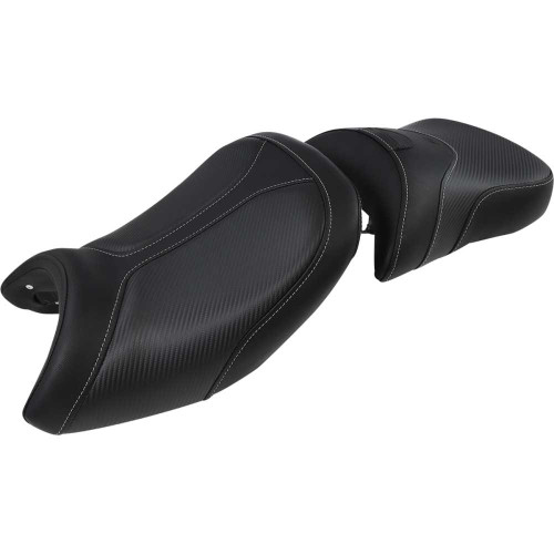 SADDLEMEN 0810BM33LR Saddlemen Adventure Tour Seat - Low - Lumbar Backrest - Black - R1200Gs '13-'19 0810-Bm33Lr