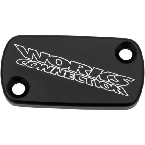 WORKS CONNECTION 21116 Works Connection Brake Cover - Billet - Black 21-116