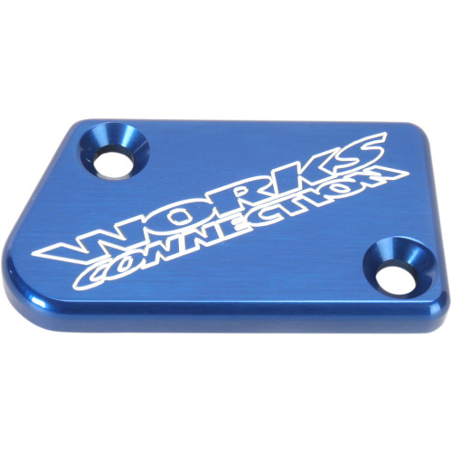 Works Connection Brake Cover - Billet - Blue 21-031