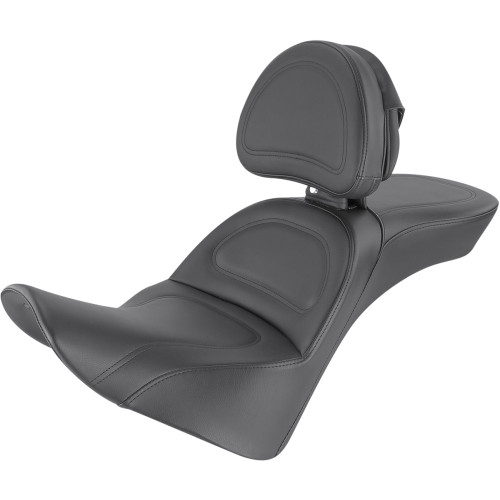Saddlemen Explorer Seat - W/ Driver Backrest - Fl '18-'22 818-33-030