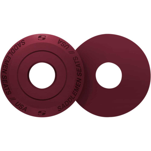 SADDLEMEN 14707BY Saddlemen Fender Seat Washer - Burgundy 14707By