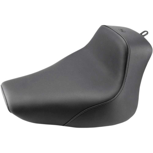 SADDLEMEN 800010021 Saddlemen Heels Down Solo Seat - Without Backrest - Plain - Black 800-01-0021