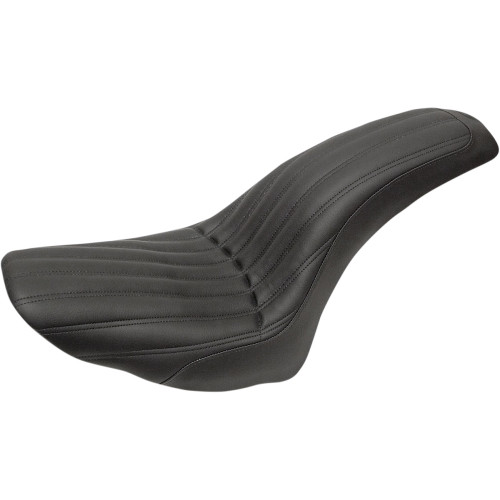 Saddlemen Knuckle 2-Up Seat - Ribbed - Black 806-23-047K