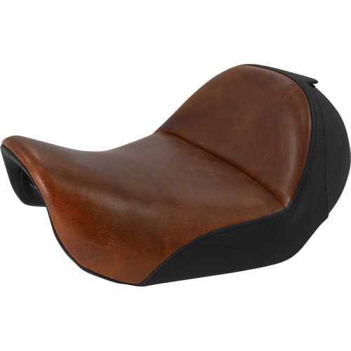 SADDLEMEN 806040041B Saddlemen Seat - Renegade Lariat Solo - Smooth - Brown - Dyna 806-04-0041B