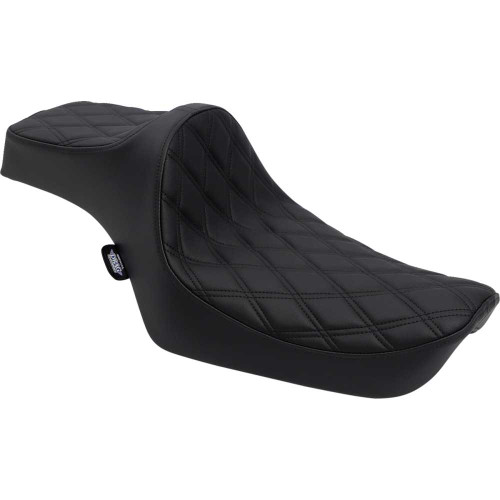 DRAG SPECIALTIES 0804-0732 Drag Specialties Predator Iii Seat - Double Diamond - Black Stitching - Xl '82-'03