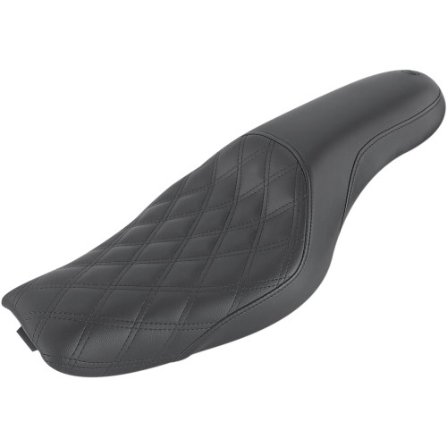 Saddlemen Profiler Seat - Front Lattice/Rear Smooth - Black - Xlc 807-03-149