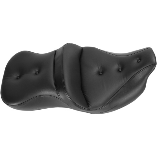 Saddlemen Pillow Top Roadsofa Seat - Heated - Black - '08-'23 Flh/Flt 808-07B-181Hct