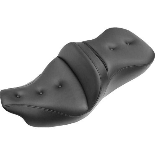 SADDLEMEN 80807B181 Saddlemen Pillow-Top Roadsofa Seat - With Backrest - Black - Flh/Flt '08-'23 808-07B-181