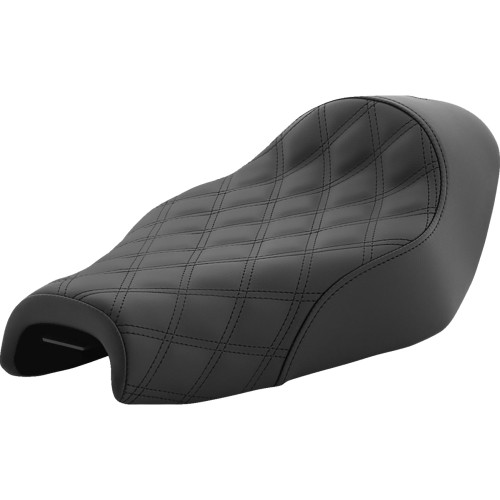 Saddlemen Renegade Solo Seat - Lattice Stitched - Black - Xl '04-'20 807-03-002Ls