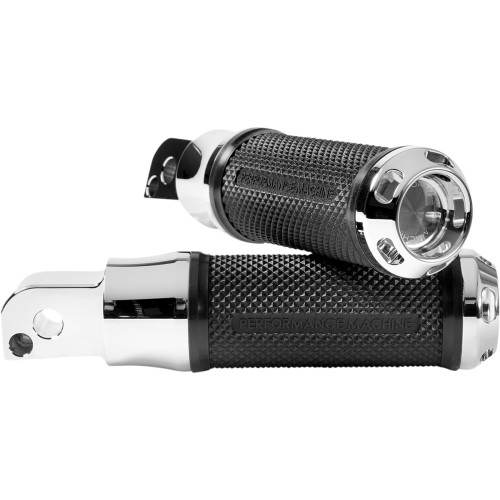 Performance Machine (Pm) Apex Footpegs - M8 - Passenger - Chrome 0035-1241M-Ch
