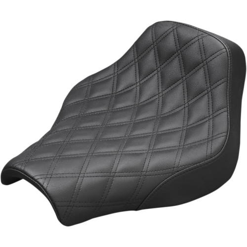 Saddlemen Renegade Solo Seat - Lattice Stitched - Black - Fx '18-'20 818-30-002Ls