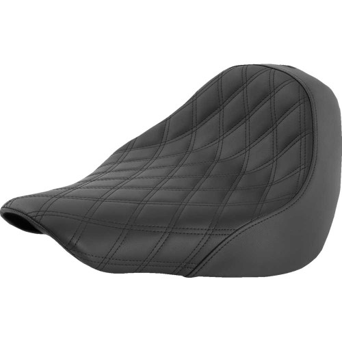 SADDLEMEN 81827002LS Saddlemen Renegade Solo Seat - Lattice Stitched - Black - Fl/Fx '18-'24 818-27-002Ls
