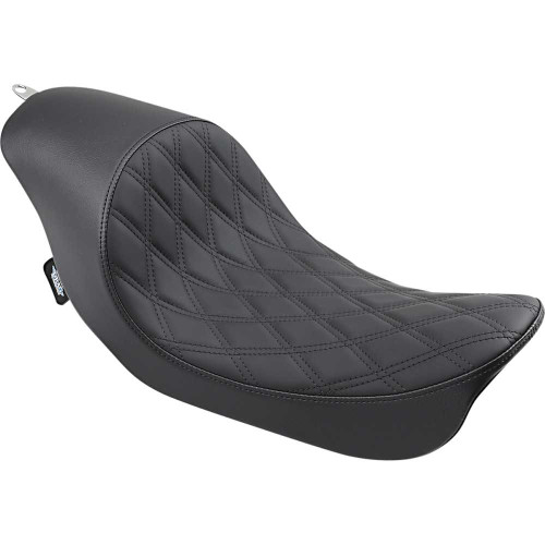 DRAG SPECIALTIES 0803-0543 Drag Specialties 3/4 Solo Seat - Low - Diamond Stitch - Fxd/Fld '06-'17