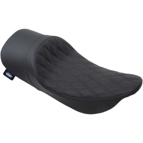 DRAG SPECIALTIES 0801-1159 Drag Specialties Low Profile Solo Seat - Forward - Double Diamond - Fl '99-'07