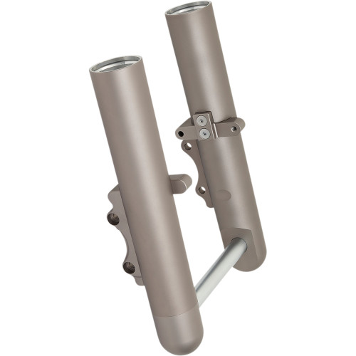 Arlen Ness Fork Legs - Titanium Anodized - Smooth - Dual Disc 06-507