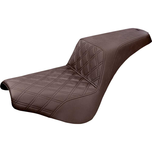 SADDLEMEN 81830172BR Saddlemen Step-Up Seat - Front Lattice Stitch - Brown 818-30-172Br