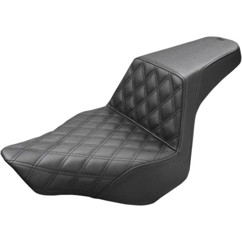 SADDLEMEN 81327172 Saddlemen Step-Up Seat - Front Lattice Stitch - Black - Fxsb 813-27-172