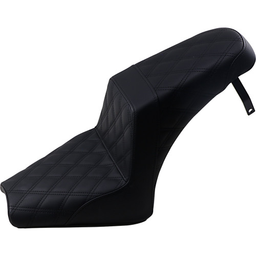 Saddlemen Step-Up Seat - Full Lattice Stitch - Black - Scout Bobber I18-33-175