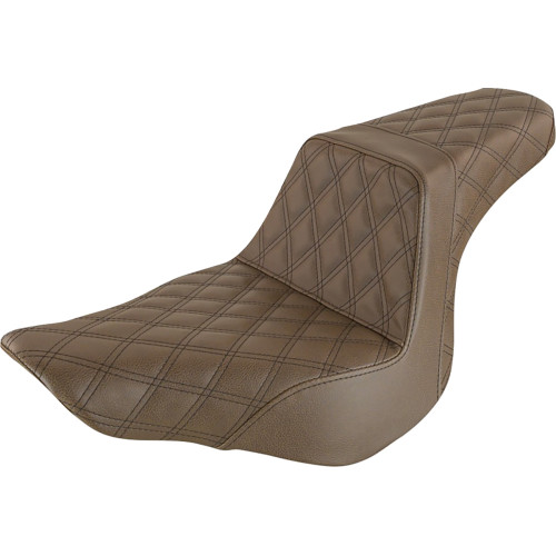 Saddlemen Step-Up Seat - Full Lattice Stitch - Brown 818-29-175Br