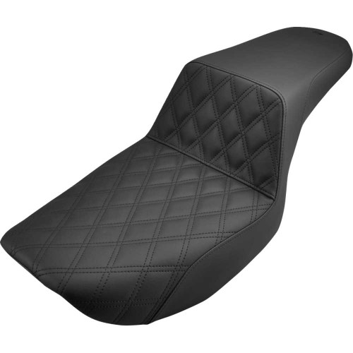 SADDLEMEN 88209172 Saddlemen Step-Up Seat - Front Lattice Stitch - Black - Fxr 882-09-172
